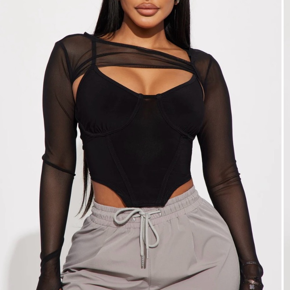 Called: Molly Mesh Top